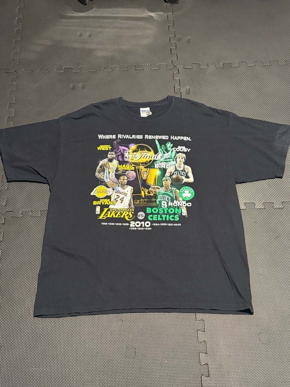 2010 NBA Finals Los Angeles Lakers vs Boston Celtics T-Shirt